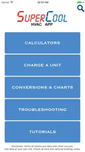 SuperCool Slide Rule HVAC screenshot #1 for iPhone