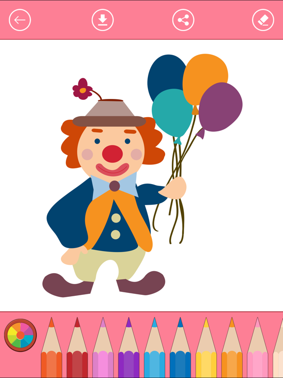 Screenshot #4 pour Livre à colorier du cirque pour les enfants