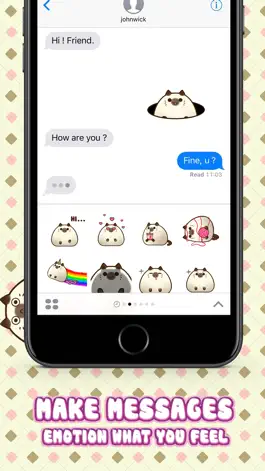 Game screenshot Mochi Cat Stickers for iMessage apk