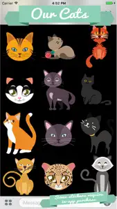 Huge Cat Sticker Pack screenshot #3 for iPhone