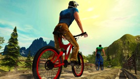 Crazy Off road Mountain Bicycle Rider Simulator 3D screenshot