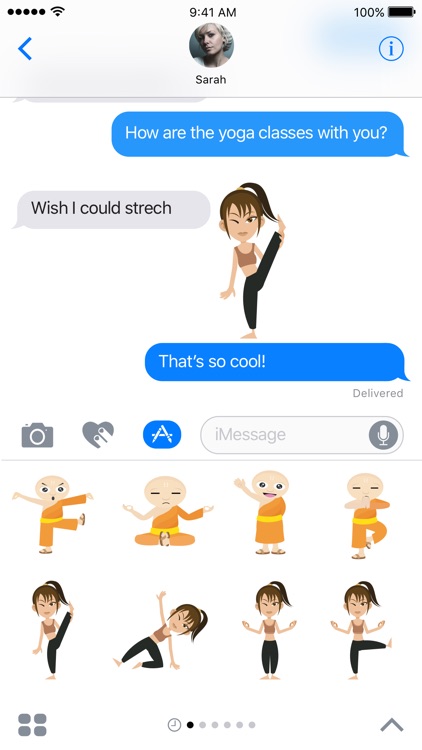 YOGAMOJI - Yoga Emojis & Stickers Keyboard screenshot-3