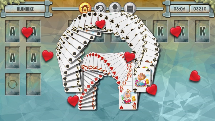 Klondike Solitaire Hearts & Spades Patience