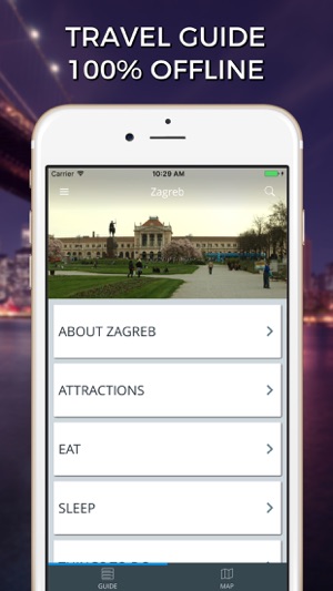 Zagreb Travel Guide with Offline Street 