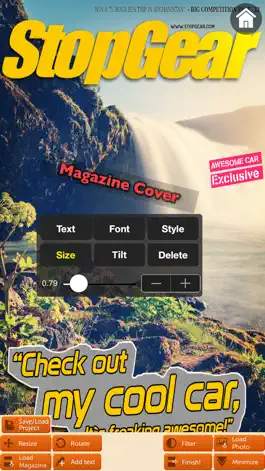 Game screenshot Magazine Cover - Filter, Add text style, 3D effect mod apk