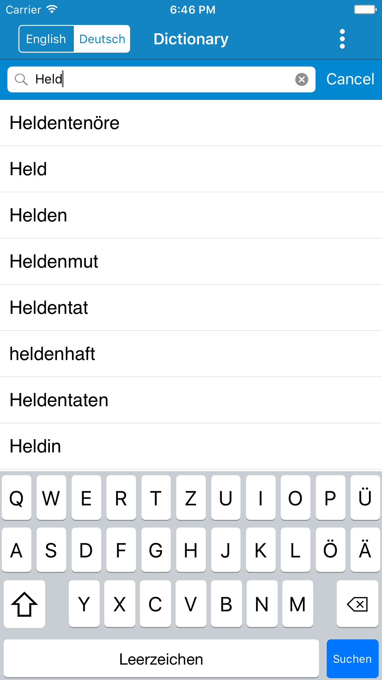 German to English & English to German Dictionary
