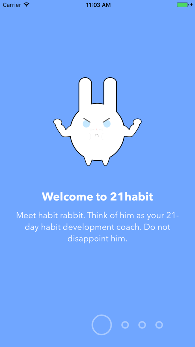 Screenshot #1 pour 21habit - Form new habits