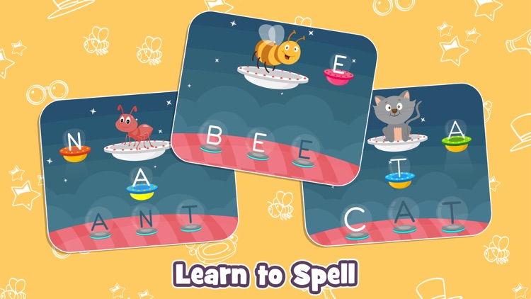 Feed The Animals with Alphabet, Tracing & Spelling