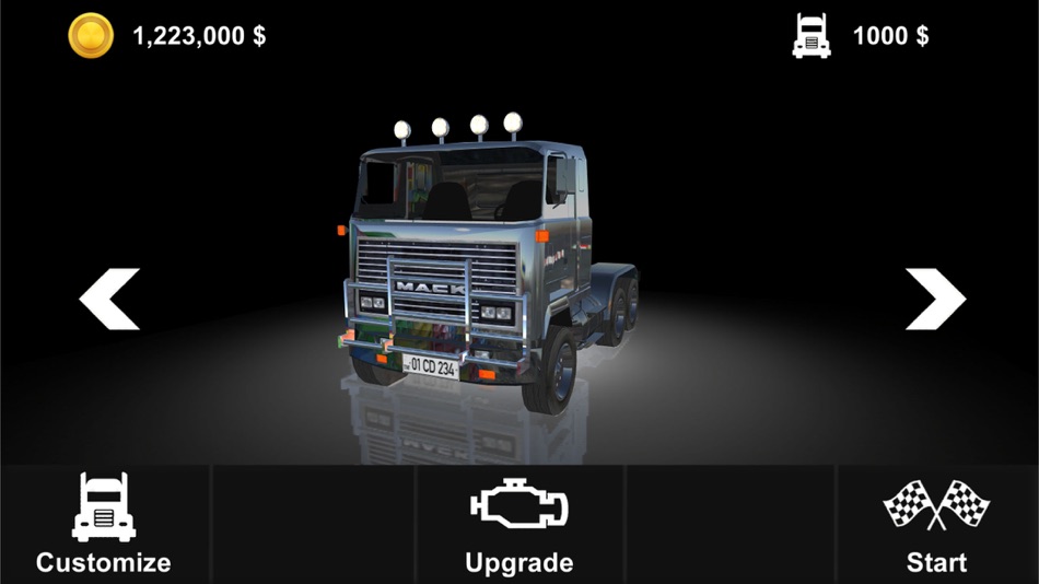 #1. Truck Driver 3D - simulating driving (iOS) Podle: Somkiat Sahachepsuk