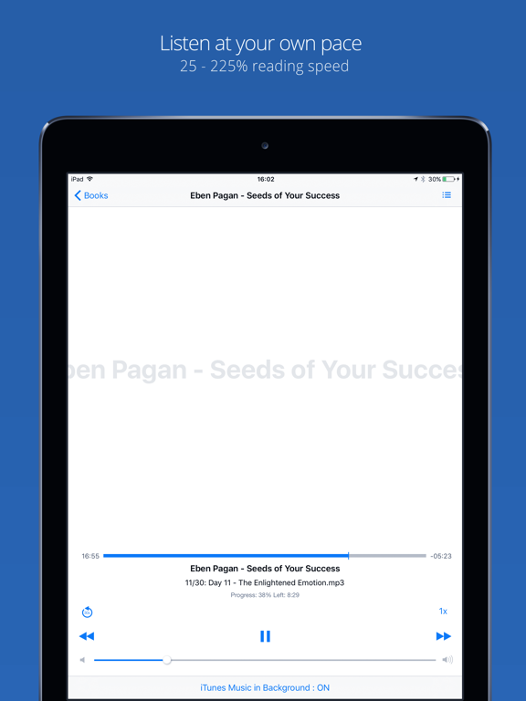 Mus+ Audiobooks iPad screenshot 5 - Music app