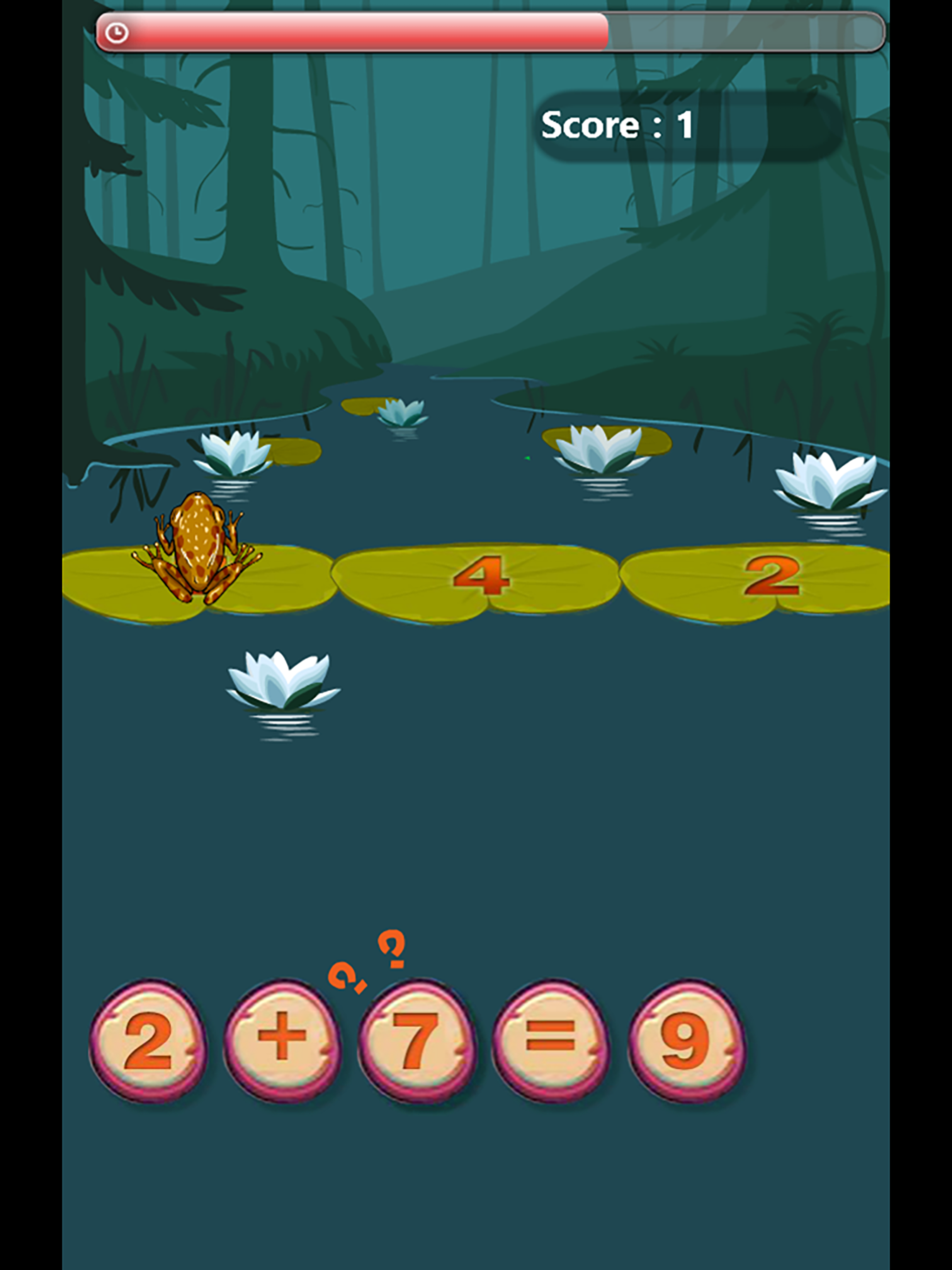 Froggy Jump - The classic children's  mathem
