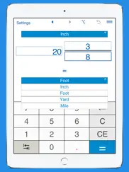 inches, feet, yards and miles converter ipad resimleri 3