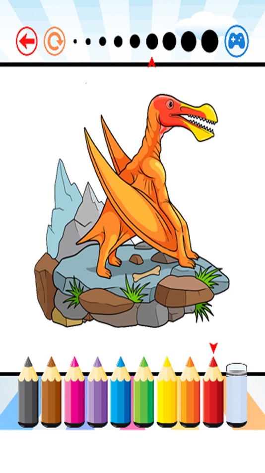Dinosaurs2 Coloring Book - Activities for Kid - 1.0 - (iOS)