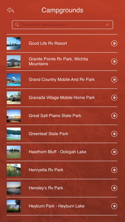 Oklahoma State Parks, Trails & Campgrounds