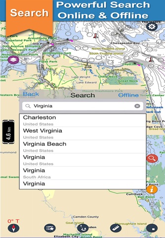 Marine Virginia Nautical chart screenshot 3