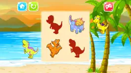 Game screenshot Dinosaur Drag Drop and Match Shadow Dino for kids apk