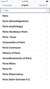 Wiki Viewer screenshot #2 for iPhone