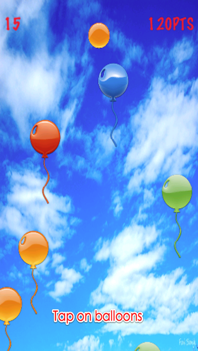 Screenshot #1 pour Balloons Tap: Blow Up In The Sky