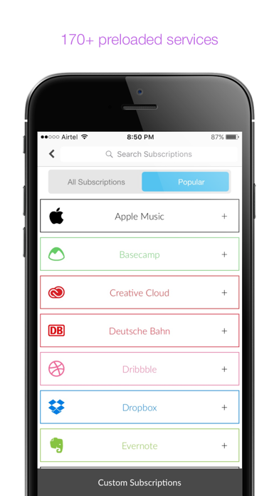 Screenshot #2 pour Robin - Subscription Manager