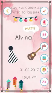 party invitation card creator hd iphone screenshot 1