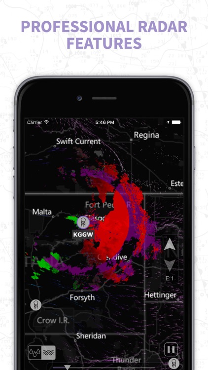 MyRadar Pro NOAA Weather Radar, Forecasts & Storms screenshot-4