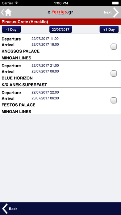 Screenshot #2 pour Ferry Tickets