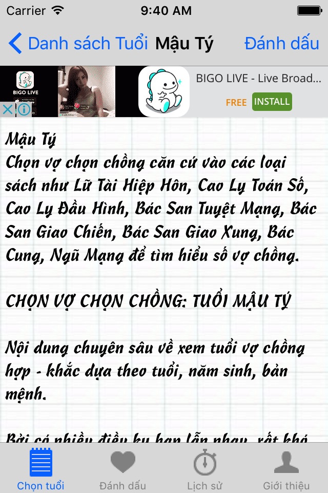 Chọn Tuổi Vợ screenshot 3