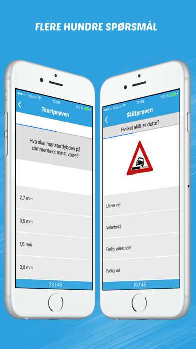 Lappen Klasse B - Teoritentamen Screenshot