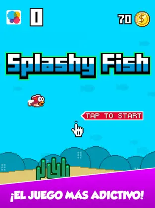 Image 2 Splashy Fish - Adventure of Flappy Tiny Bird Fish iphone