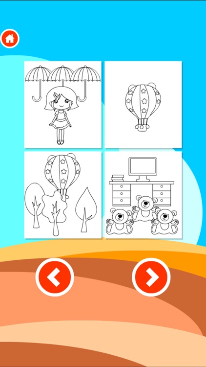 Coloring Dress up: Kids Amusement park and house screenshot-3