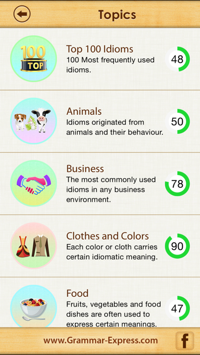 Screenshot #2 pour Idioms