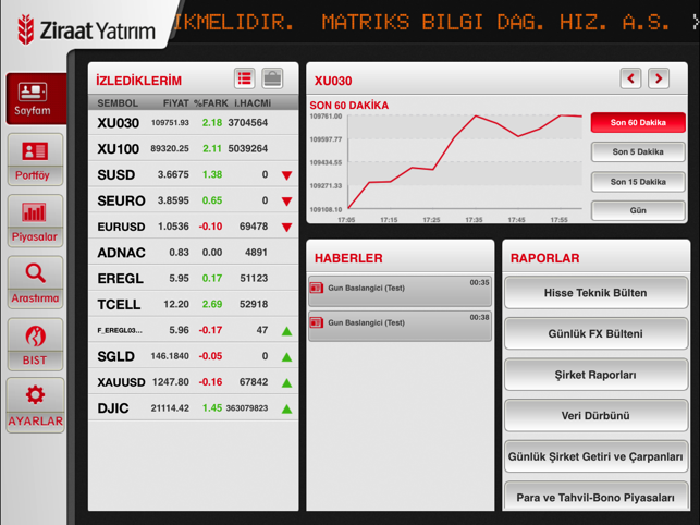 Ziraat Trader HD(圖2)-速報App