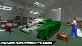 Game screenshot US Military Tank Mechanic Garage – Repair Workshop apk