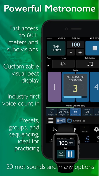 TonalEnergy Chromatic Tuner and Metronome screenshot-4