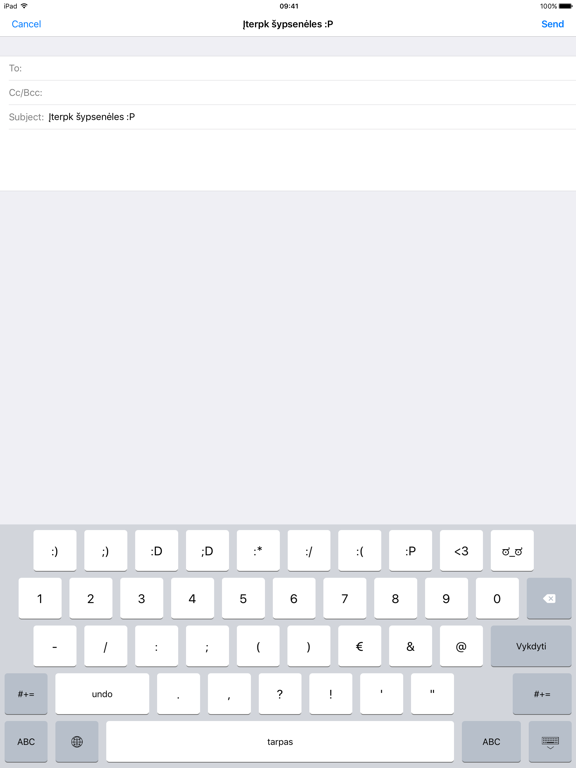 Screenshot #6 pour Lietuviška klaviatūra „Alt+Shift“