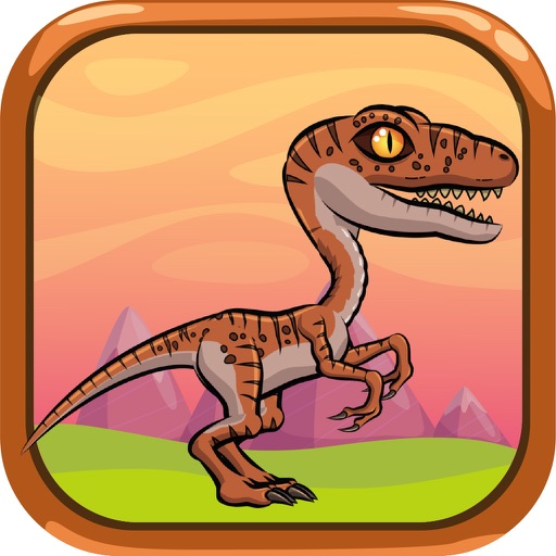 Running Dinosaur Adventure Game Icon