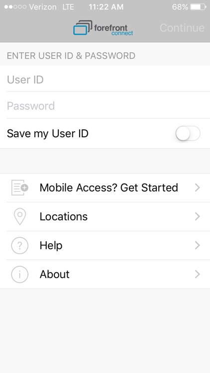 Forefront Connect Card