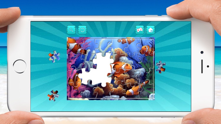Fish Jigsaw Puzzles Fun, Sea world Puzzle for Kids