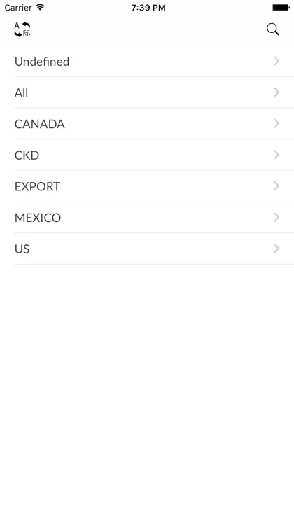 Screenshot 5 di 5 di Car Parts for Chrysler - ETK Spare Parts Diagrams