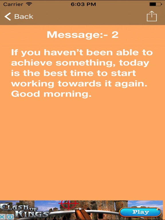 Good Morning Messages And Greetings iPad screenshot