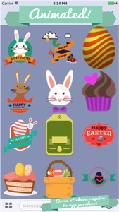 Easter Animated Stickers screenshot #3 for iPhone