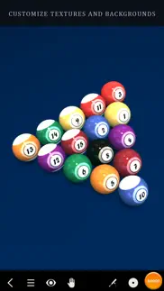 pool break 3d billiards 8 ball, 9 ball, snooker iphone screenshot 3