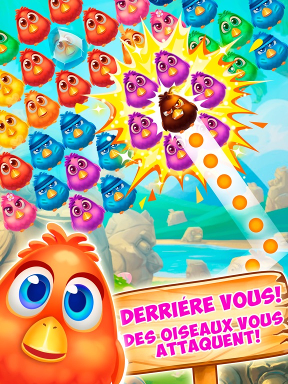 Screenshot #4 pour Bubble Birds 4 - Match 3 Shooter Game