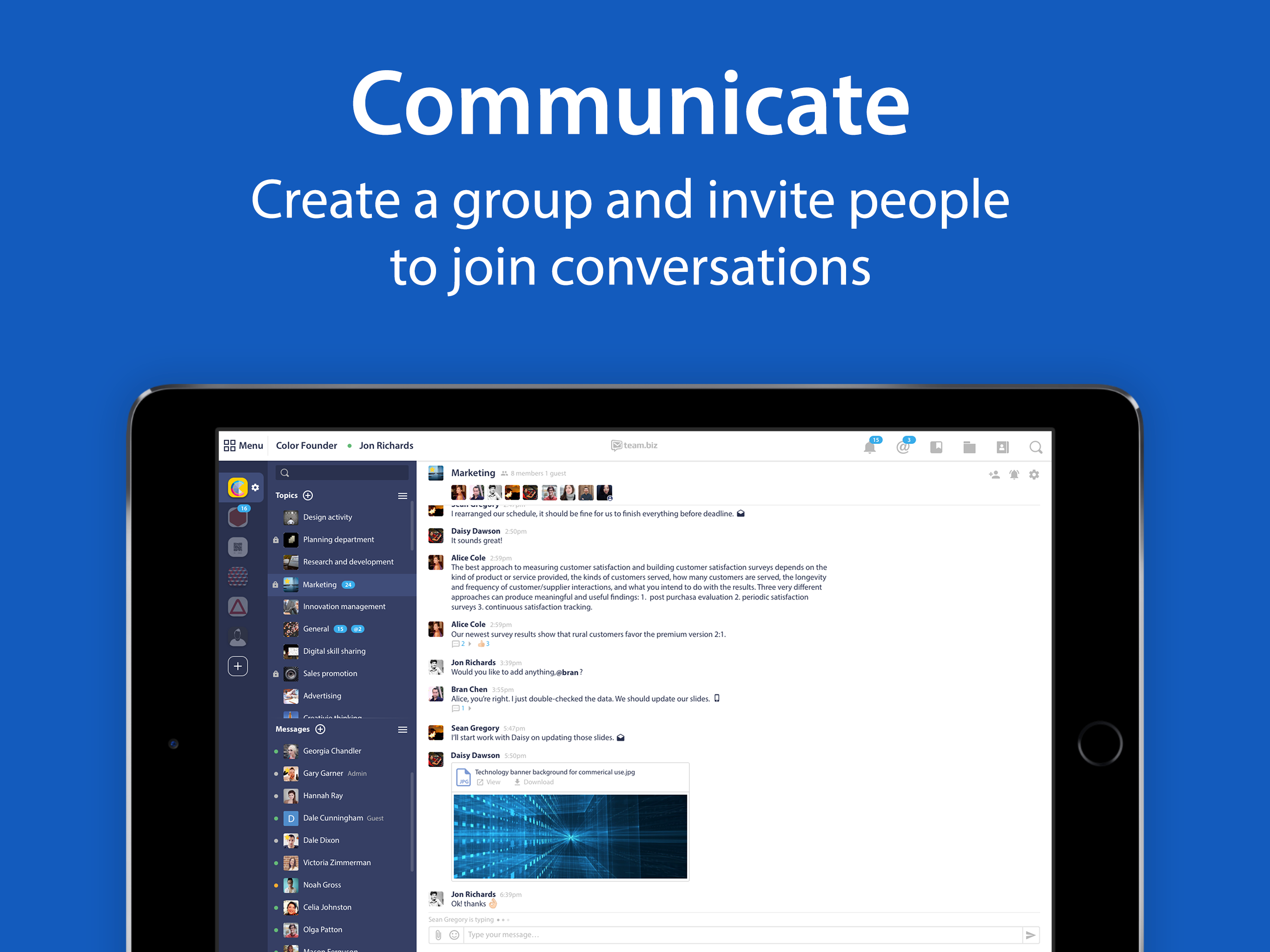 Team.biz - Business Messaging screenshot 6