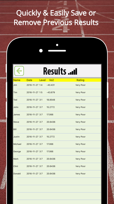 Screenshot #3 pour VO2 Max Beep Test aka Pacer, Bleep or Shuttle Run