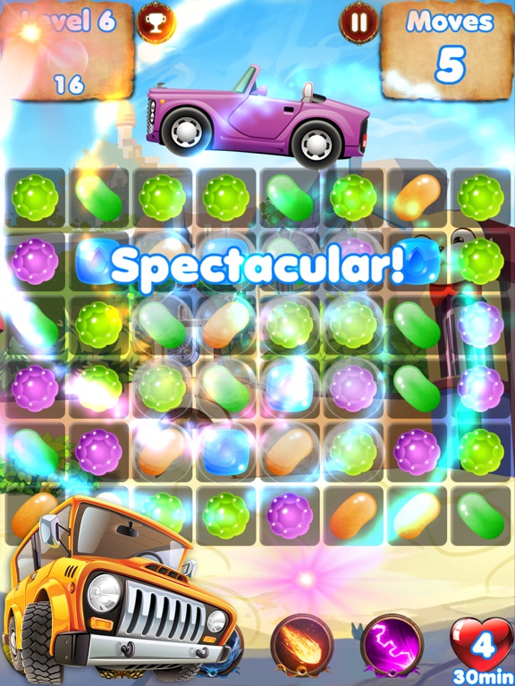 Screenshot #5 pour Candy Cars - fun games for kids & car games race