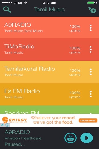 Tamil Music Radio Stations screenshot 2