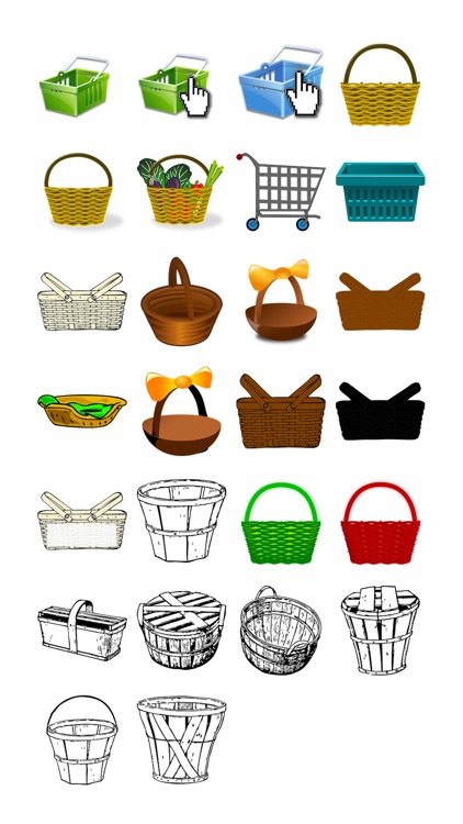 Baskets Sticker Pack