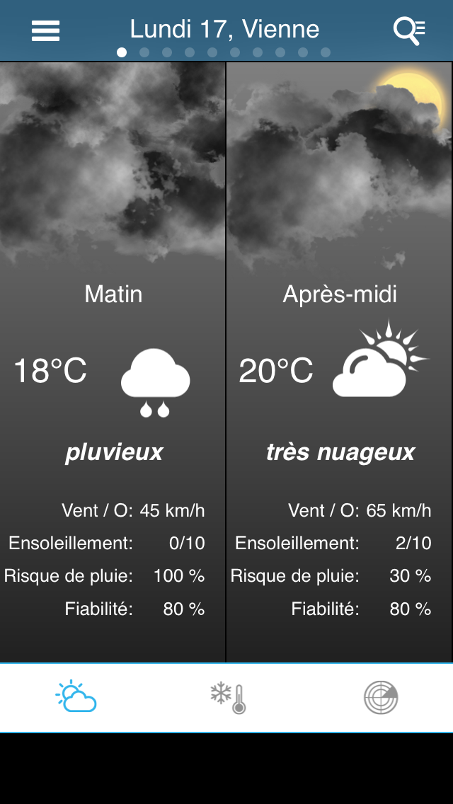 Screenshot #2 pour Météo pour l'Autriche