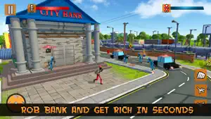 Stickman Mafia City Crime 3D screenshot #1 for iPhone